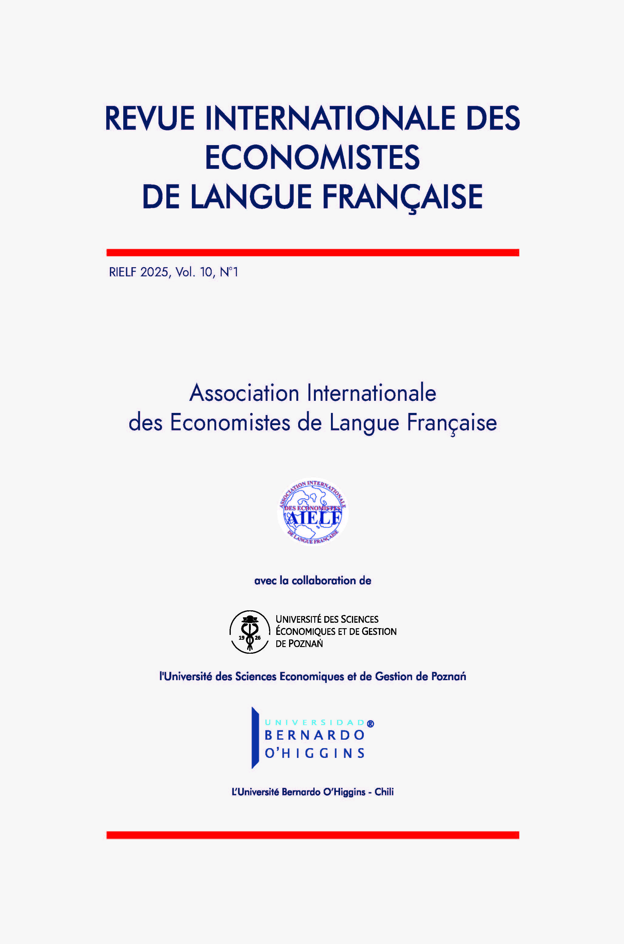 Afficher Vol. 10 No 1 (2025)